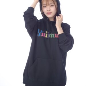 색채 Hoodie Black